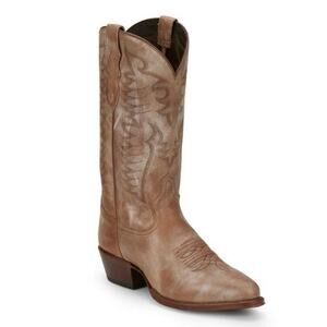 TONY LAMA Men's 9 EE Tascosa Western Cowboy Boots Suntan Style 3018